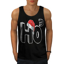 Ho Christmas Hat Tee Festive Men Tank Top - $12.99