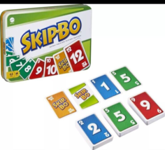 Skip-Bo Card Game for Kids, Adults &amp; Family Night, Travel Game in Collec... - £9.40 GBP