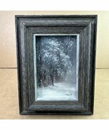 Dorothea Rehfuss Flood “Winter Night” Painting - Original Oil on Board - $246.98 CAD