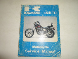 1985 Kawasaki 454LTD Motorcycle Service Repair Shop Manual FADED COVER WORN x - $73.47