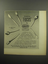 1955 Gense Focus Flatware Ad - Introducing focus by Gense stainless steel - £14.53 GBP