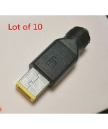 10x 5.5mm Round Jack to Square End Adapter for IBM Lenovo Thinkpad Lapto... - $12.86