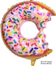 Foil Balloon Donut Sweets Decoration Adults Kids Happy Birthday Celebrat... - £8.51 GBP