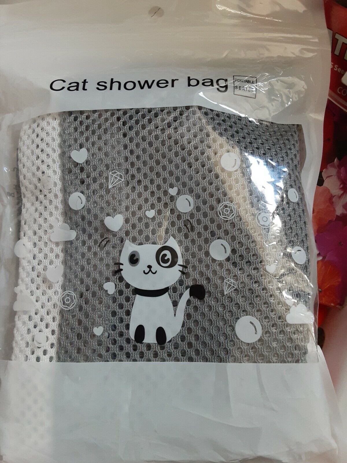 Cat Bathing Bag,Cat Shower Bag Anti-Bite &amp; Anti-Scratch,Injecting Examin... - $9.89