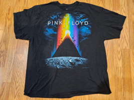 Liquid Blue Pink Floyd Mens T-Shirt XXL Dark Side of the Moon Graphic Black - £13.22 GBP