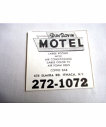 1972 Ad Dun Rovin Motel, 658 Elmira Rd., Ithaca, N.Y.  Air Conditioned - $12.32 CAD