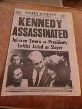 original complete issue New York Daily News Kennedy Assassinated w Photo... - $39.99