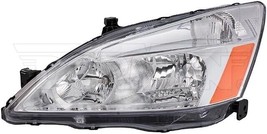 Headlight For 03-07 Honda Accord Passenger Side Chrome Housing With Clea... - £89.47 GBP