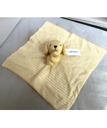2021 Carter&#39;s Yellow White Striped Knitted Puppy Dog Lovey  14&quot; NEW WITH... - $29.65