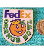 FedEx ORANGE BOWL FOOTBALL GAME - 1995-2010 GAME LOGO - LARGE LAPEL PIN ... - $12.82