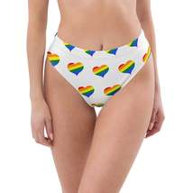 Autumn LeAnn Designs®  | Adult High Waisted Bikini Swim Bottoms, Hearts,... - $39.00