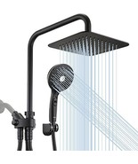 Shower Head Combo, Black 8&#39;&#39; High Pressure Rain/Rainfall Shower Head,5 - £189.84 GBP