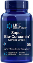 SUPER BIO- CURCUMIN TURMERIC EXTRACT JOINT HEALTH 400mg 60Caps LIFE EXTE... - £22.23 GBP