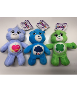 Lot of 3 CARE BEARS 7 inch Plush Toys Grumpy Daydream Good Luck - $40.52 CAD