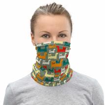 Colorful Cats Camouflage Breathable Washable Neck Gaiter - £17.19 GBP