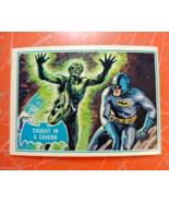1966 Batman Trading Card Topps Blue Bat 39B Caught in a Cavern EX+ - £12.38 GBP