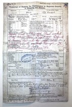 RMS TITANIC TRANSFER OF REGISTRY MARCH 26, 1912 National Archives Replica - $9.00