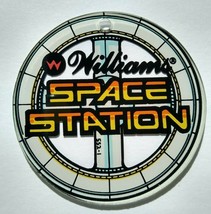 Space Station Pinball Keychain Original 1987 NOS Plastic Promo Retro Vin... - $12.83