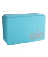 alo uplifting yoga block - bright aqua - $28.00