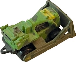 Micro Machines Vintage 1987 Military Vehicle Bulldozer Mine Clearer Camo - $13.99