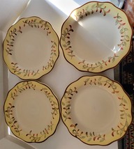 4 Vintage Better Homes &amp; Gardens Tuscan Retreat 11 3/8&quot; Dinner Plates - £37.99 GBP