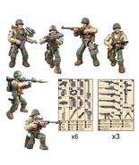 WW2 Army Military Soldiers SWAT Special Force Figures Model Toys #green - $19.99