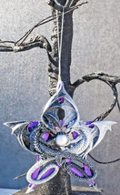 Anne Stokes Fantasy Pentagram Yin Yang Dragons Tree Hanging Ornament Figurine - £12.57 GBP