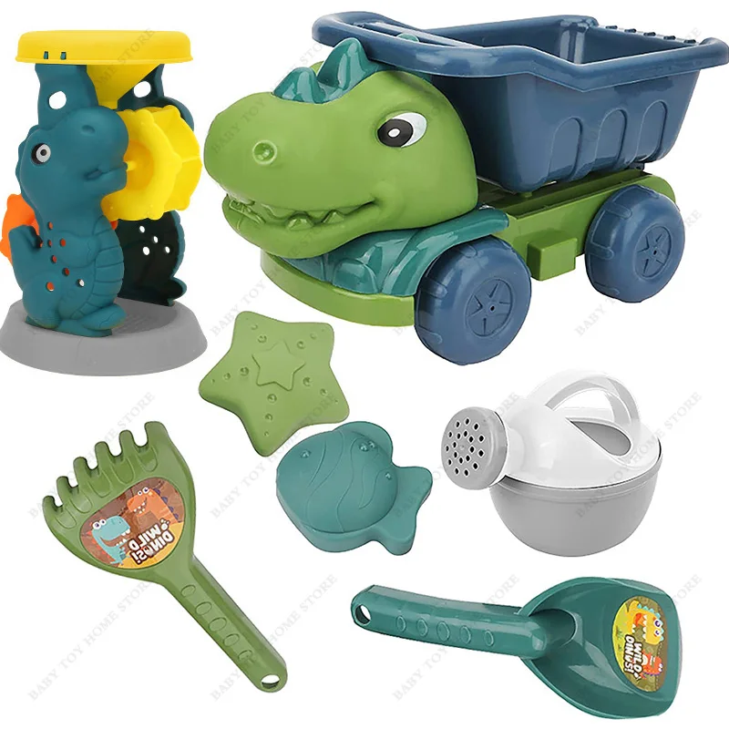 Dinosaur Beach Toys Set Outdoor Dinosaur Beach Sand Digging Toys Dinosaur Dump - £14.11 GBP+