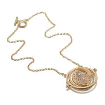 Harry Potter ☆ Hermione&#39;s Rotating TIME TURNER NECKLACE ♡ Hourglass Bead... - $9.99