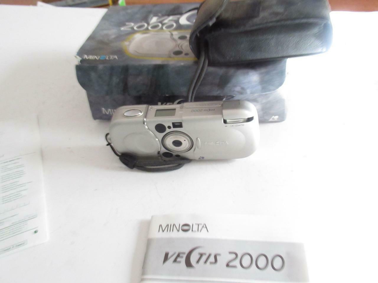 VINTAGE CAMERA - MINOLTA 35MM VECTIS 2000 - BOXED-  - G12 - £13.89 GBP