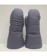 Yamaha Vintage Adult Nylon &amp; Leather Black Mittens - $39.50