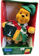Santa&#39;s Best 1998 Winnie The Pooh Animated Ez Light Plush Ornament￼ - £11.19 GBP