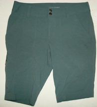 Womens 8 New NWT Columbia Green Hike Shorts Pockets Long UPF 50 Trail Ca... - $98.01