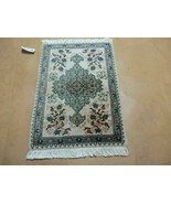 1&#39; 9&quot; X 2&#39; 5&quot; Handmade Indian Wool Rug Lahore Floral Design Small Orient... - $251.25