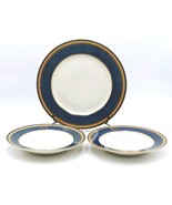 Set 3 MIKASA Grande IVORY Imperial Lapis Vtg Japon L2826 1 Dinner 2 Soup... - $51.32 CAD