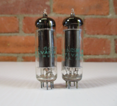 Sylvania JAN 6005 6AQ5 Vacuum Tubes Matched Pair TV-7 Tested Strong - $12.50