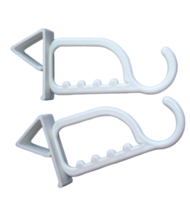 2 Pack Over the Door Hook Suits Coats Dresses Robes Storage Laundry Bed &amp; Bath - £6.08 GBP