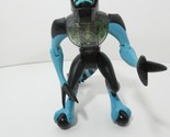 Ben 10 DNA Alien Heroes XLR8 2007 Bandai Action Figure clear chest spins... - $9.89