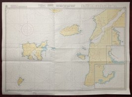 Nautical Chart Cape Baba Burnu Aegean Sea Dardanelles Limnos Kalekoy 1994 - £31.68 GBP