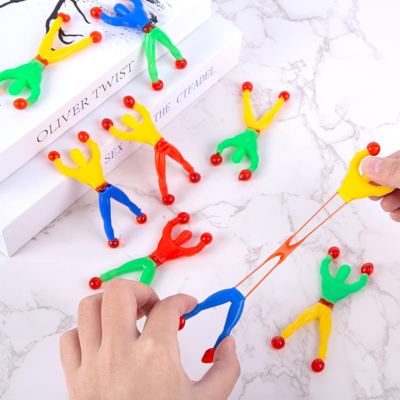Lovestown 50PCS Sticky Men, Stretchy Wall Climbers Sticky Toy Party Favor Set, P Item image 6