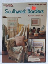 1988 Leisure - Southwest Borders Cross Stitch Leaflet # 641 Vintage - £6.22 GBP