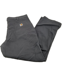 Carhartt Men&#39;s Relaxed Fit Rugged Flex Rigby Dungaree 102291 Gray 42 x30 - $24.14