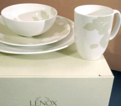 Lenox Floral Silhouette Buttercup 4 Piece Place Setting Dinnerware Set N... - $45.90