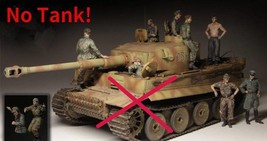 1/35 10pcs Resin Model Kit German Soldiers Tank Crew WW2 Unpainted - £16.50 GBP