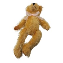 Kuddle Me Toys Golden Yellow Teddy Bear Stuffed Animal Plush Soft Fuzzy Toy - £8.30 GBP