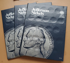 Three new Whitman Jefferson Nickel Folders  1938-1961 - £13.41 GBP