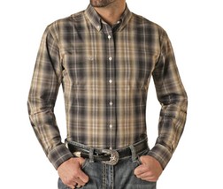Panhandle Select Button Plaid Shirt Size M - $40.59
