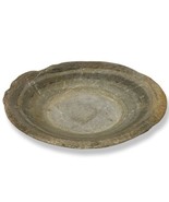 Gorgeous OOAK Large Marble Stone Bowl 9&quot; Handmade Rustic Boho - £95.10 GBP