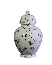 Large/Adult 113 Cubic Inch Ink Spot Ceramic Funeral Cremation Urn - £142.77 GBP