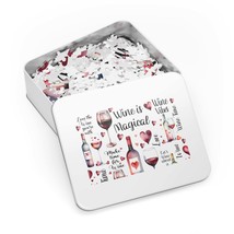Jigsaw Puzzle in Tin, Wine is Magical, Personalised/Non-Personalised, awd-374 (3 - £28.22 GBP+